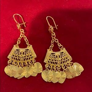 18K gold filled Earrings